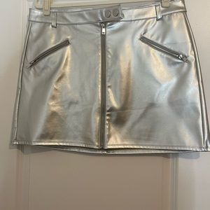 Target brand metallic silver mini size 16